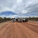 Walkabout Civil Doomadgee trucks lined up