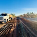 Walkabout Civil Doomadgee - truck on road with blue skies