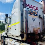Walkabout Civil Mack truck with company logo